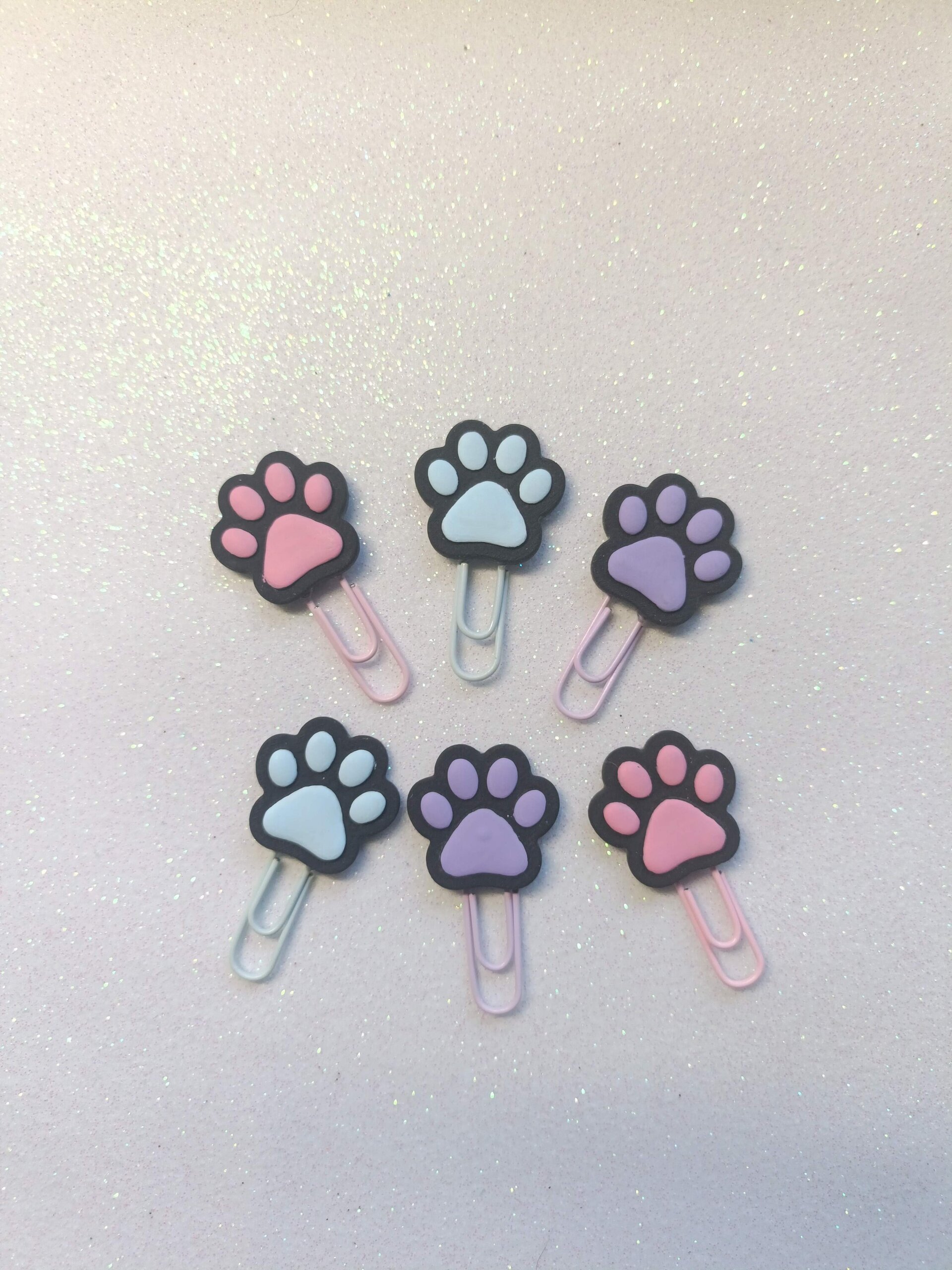 Clips con huellitas - 4