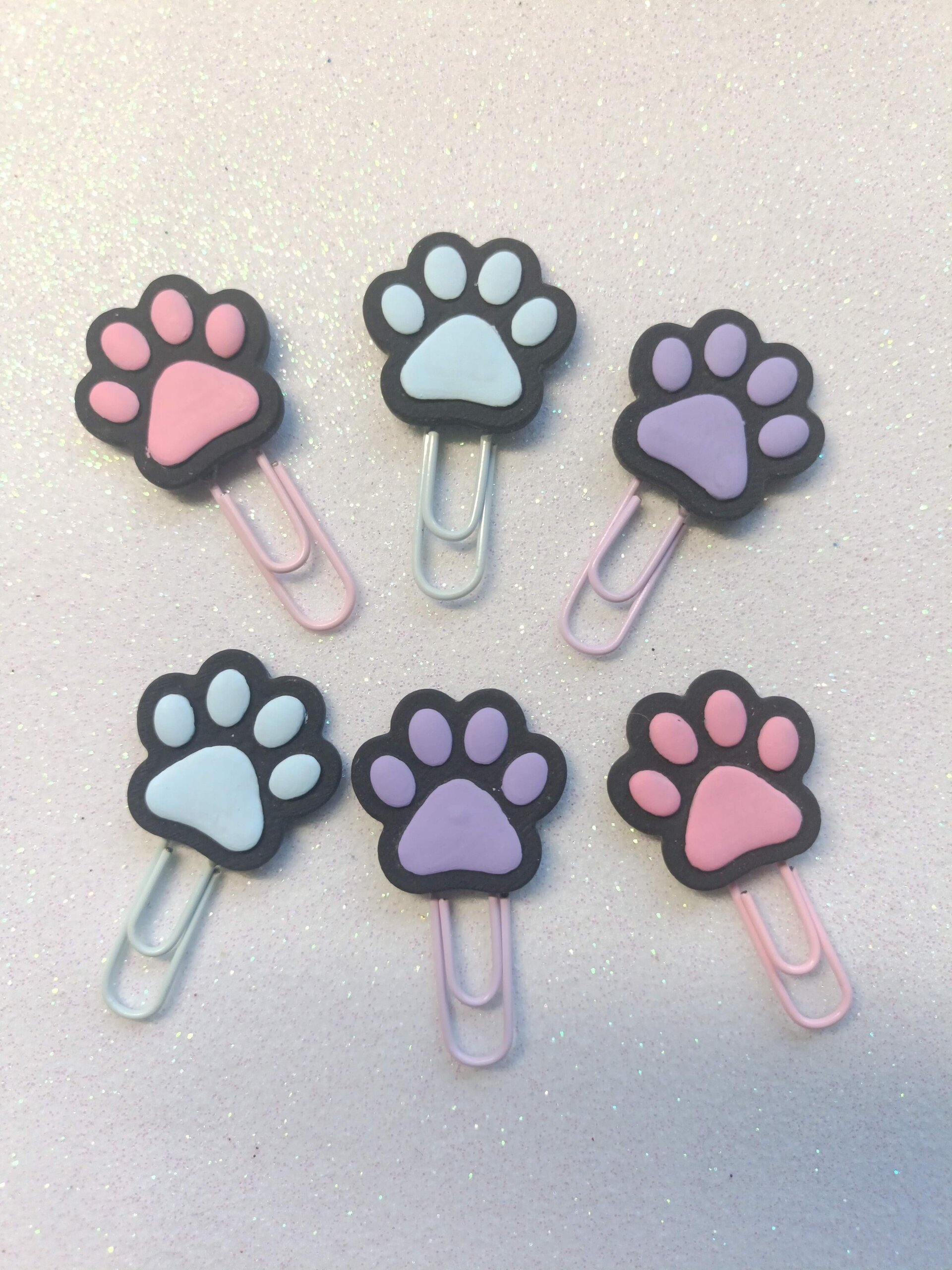 Clips con huellitas - 2